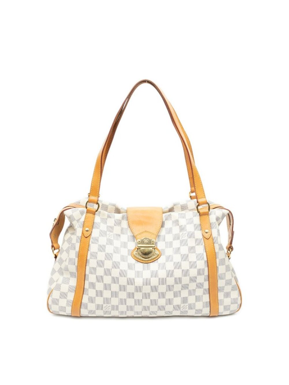 Louis Vuitton Streza Ivory Damier Azur Shoulder Bag